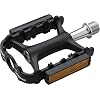 Wellgo M111 Pedals 9/16 Black Platform Road Bike Pedals