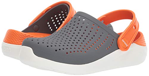 Crocs Literide Kids Cinza/laranja