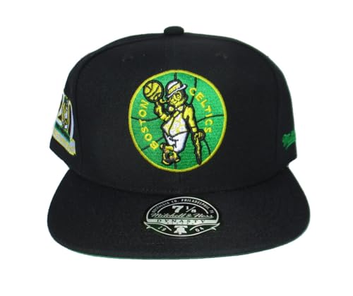 Gorra Fitted Mitchell & Ness Boston Celtics Negro miniatura 3