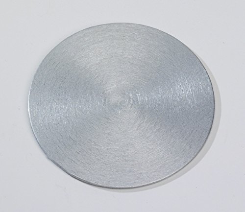 Piattino, Diametro Esterno 10 cm, Alluminio, Bianco, Tondo