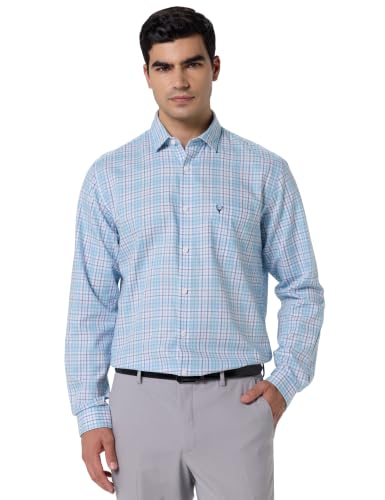 Image of Allen Solly Men's Casual Check Shirt | Regular Fit, Comfortable Fabric, Smart