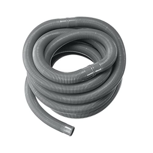 Swim & Fun - Poolschlauch 6,6 m, Ø32 mm: Klassischer Kunststoffschlauch mit 1,1 m unterteilbaren Abschnitten für einfache Anpassung. Ideal zum Anschließen von Filteranlagen, Solarheizungen und mehr