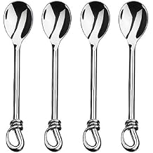 Gourmet Settings Twist 5-1/2" Mini / Demitassse Spoons Set of 4