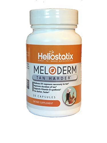 Meloderm Peptide-Based Tanning Supplement || Supercharge Your Tan || Scientifically Formulated to Increase Melanin and Darken Skin Tone