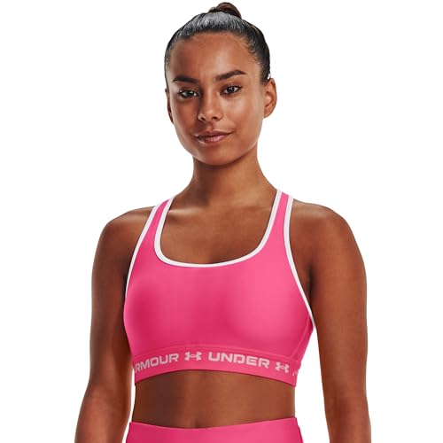 Under Armour Donna UA Crossback Mid Bra, Reggiseno donna
