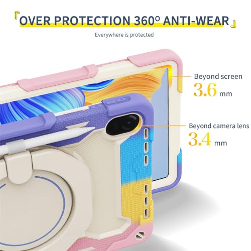 Funda Honor Pad 8 12 Pulgadas para Ver Vídeos y Estudiar de Pie en Azul 3