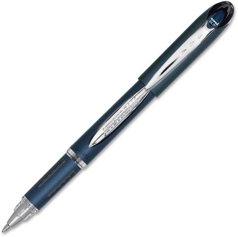 Jetstream Rollerball Pen - Fine Pen Point Type - 0.7 mm Pen Point Size - Black Ink - Blue Barrel - 1 Each