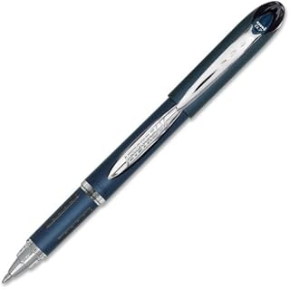 Jetstream Rollerball Pen - Fine Pen Point Type - 0.7 mm Pen Point Size - Black Ink - Blue Barrel - 1 Each