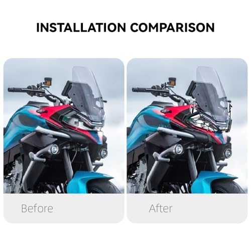 Grille phare 800MT de haute précision : finition noire premium - 5