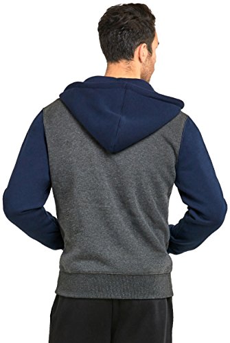 Image of ToBeInStyle Men's Polar Fleece Long Sleeve Zip Up Kangaroo Pocket Cold Weather Hoodie Jacket