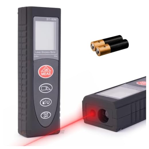 Trena Laser Medidor de Distância Digital Alta Precisão 80 Metros Cálculo de Área e Volume