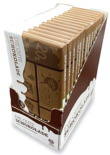 Die Gute Schokolade 14 Tafeln Schokoladentafel Fairtrade Großpackung ( 14 x 100g ) – Bild 5