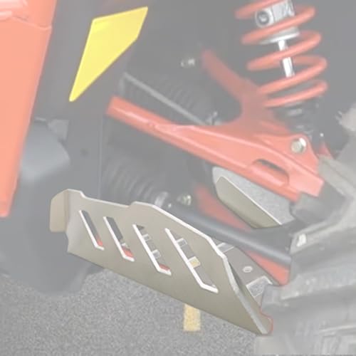Image of Front A-Arm Guard Fit for Can-Am Defender HD8 HD10 HD7 HD9 HD5 4X4 | 4.0mm Aluminum Front Splash Guard, 2-Piece Front Set, Drainage Holes for Easy Cleaning, Protects A-Arms from Rocks /Stumps