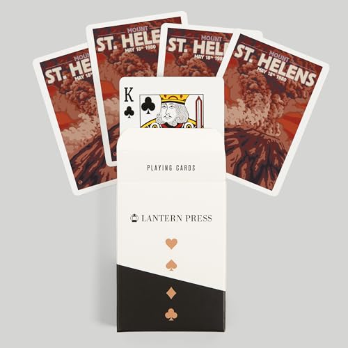 Baraja de 52 cartas Poker Mount St. Helens Washington miniatura 6