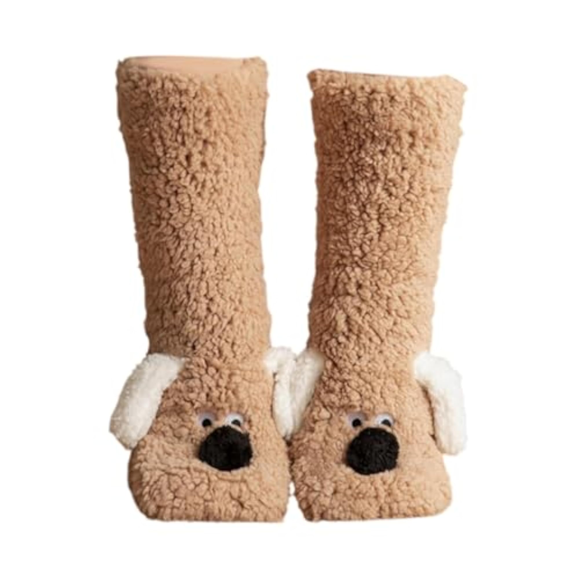 Fuzzy Socks for Adults, Warm Wooden Floor Socks