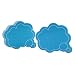Eagle Thought Cloud Shape Sticky Notes, 100 Sheets, Holiday Gift (Blue)