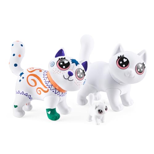 Crayola Scribble Scrubbie Jumbo Toy Cat, Large Posable Animal for Kids, Birthday, Gift for Girls & Boys, Washable Coloring & Grooming Toy, Ages 3+ - image 7