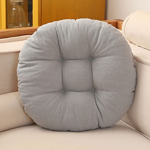 Outdoor Chair Cushions 18In Seat Cushions For Car Seat Driver Grey Round Sofa Foam Seat Cushion Bar Stool Pad Computer Office Chair Seat Cushion For Office,Dining,Home,Kitchen,Garden Patio #TOP1
