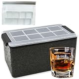 Bangp Clear Ice Cube Maker,Clear Ice Cube Mold with Reusable Ice Cube Storage Bag,Silicone Clear Ice