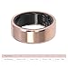 ASHATA Bluetooth Smart Ring Fitness, Health Ring to Monitor Fitness Pedometer Sleep Data, APP Control, Smart Ring for Men Women, Gold (9)
