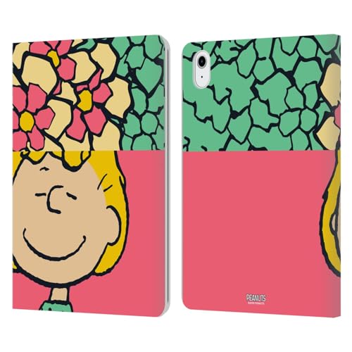 Carcasa Peanuts Sally Flores iPad Air 2022 cuero libro