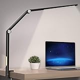 Uping Luz Escritorio Lámpara de Escritorio Led Plegable Flexo de Escritorio - Protección Ocular Brazo Giratorio Modo Control Táctil Función de Memoria Inteligente Para Oficina Lectura Estudios