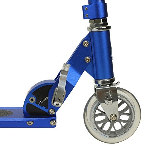 Micro Kickboard - Sprite - Two Wheeled, Fold-To-Carry Swiss-Designed Micro Scooter For Kids & Teens With Compact & Lightweight Design For Ages 6+ (Sapphire Blue) #TOP4