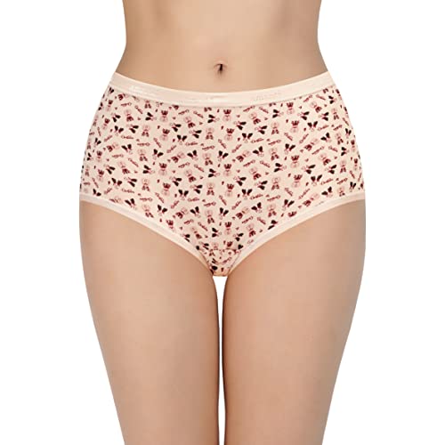 Image of Amante Printed Cotton Full Brief Panty Pack(Pack of 3)