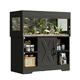 Herture Großes Terrarium mit Unterschrank 150 L, 90 x 46 x 41 cm