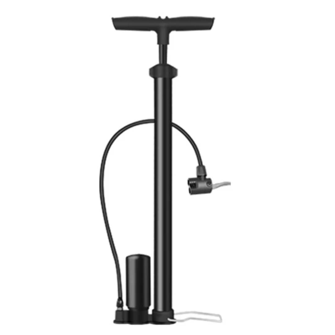 Bike Floor Pump,Bikecart Steel Floor Bicycle Pump with Both Presta and Schrader Bicycle Pumps