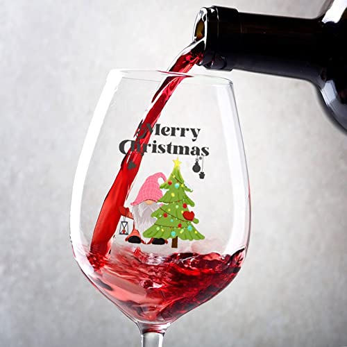 Verre à vin nains de Noël (Lot de 2) : Cadeau idéal pour amateurs de vin - 2