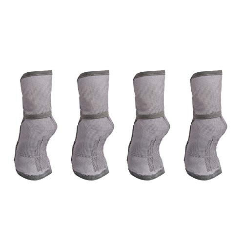 Rural365 Horse Leg Guards Set of 4 - Medium Adjustable Horse Fly Boot Horse Leg Protectors Horse Leg Wraps for Flies - Thumbnail 4