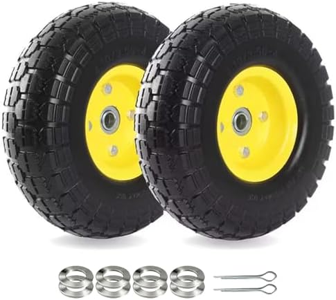 AR-PRO 10-Inch Solid Tire Wheels (2-Pack)