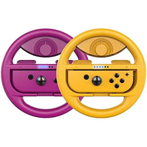 COODIO Volante Switch, Volante de Carreras Joy-Con, Steering Wheel para Nintendo Switch Cover