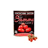 SAMMY - I Pomodorini Datterini, Pomodorino Datterino in Succo di Pomodoro, 100% Filiera Italiana, Gusto Dolce e Intenso, 12 Pezzi in Latta da 800gr