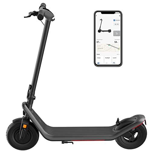 Caroma Electric Scooter, 500W Motor, Up To 30 Miles Range & 20 Mph Speed, 10" Pneumatic Tires Electric Scooter For Adult, Foldable Commuting Scooter With Dual Brake System & Battery Management System #TOP18
