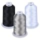 Maschinenstickgarn Simthread 5000m Spulen Set aus Polyester