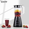 SQ Professional Blitz 600W Blender with 1.5L Plastic Measuring Jug & Grinder - Ice Crush Function, Milkshake & Smoothie Maker, Black #2
