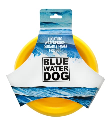 Bluewater Dog Frisbee, Floating, Waterproof, Lightweight, Durable Foam, Aerodynamic Disc for Medium...