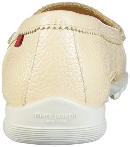 Marc Joseph New York Women's Leather Made In Brazil Lightweight Union Golf Performance Shoe, Beige Tumbled Grainy, 8 M Us #TOP2