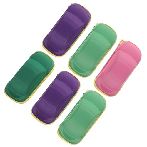 Supvox 6 Stück pack Brillenbox im Cartoon Stil aus Leichtem Eva Material Tragbares Brillenetui mit Schöner Optik zur Aufbewahrung von Kinderbrillen und Sonnenbrillen Zufällige Farbe