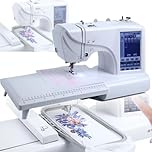 ZHPPED Machine À Broder Électrique, Couture Automatique Machine 158 Motifs Intégrés avec Zone De Broderie De 4" X 9,2" Et Écran Tactile LCD, 210 Lettres Intégrées Et 30 Bordures De Motifs
