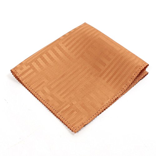 Servilletas de tela Ruilogod 50 x 50 cm pack 5 marrón miniatura 3