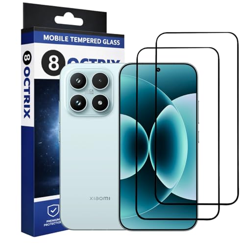 Image of Premium Tempered Glass Screen Protector Compatible for Xiaomi 17 5G with Edge to Edge Coverage - Case Friendly, Anti-Scratch & Bubble-Free Installation Kit (Pack Of 2)