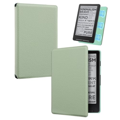 CoBak Magnetic Case for XTEINK X4 Ultra-Lightweight Protective Cover for Xteink X4 E-Reader Secure Magnetic Attachment(Sage Green)
