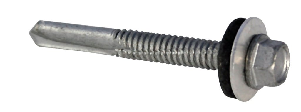TechFast Heavy Duty Sheet to Steel Roofing Screws | 5.5 x 80mm | Elementech | Bag 50
