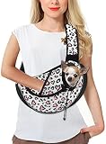 Pet Dog Sling Carrier Breathable Mesh Sling Bag Safe Hands Free Adjustable Dog Satchel for Small Dog