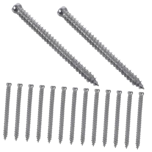 EXCEART Viti Autofilettanti in Acciaio Al Carbonio 20 Pezzi Per Porte e Finestre in Alluminio Con Scanalatura a Stella e Interno, Viti Per Installazione Su Telaio in Alluminio (m7.5 * 82 Acc