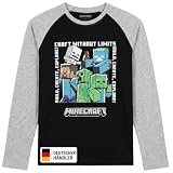 Minecraft Langarmshirt, Jungen, Figuren, Jugendliche, Gr. 128