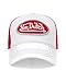 Von Dutch Unisex Trucker Hat - Curved Bill Mesh Back Retro Classic Colorblock Snapback Baseball Cap for Men and Women, Size One Size, Gym Red
